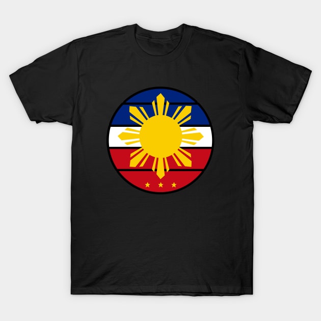 Philippines Three Stars and a Sun (Clean Version) T-Shirt by Design_Lawrence